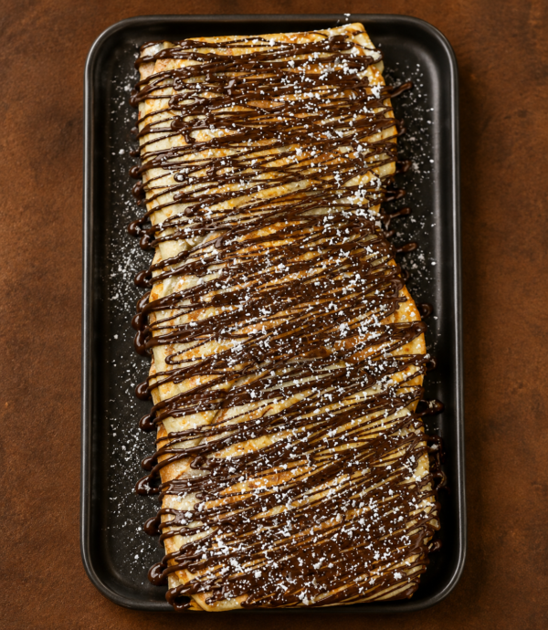 American Pancake Stack Of 3 with Nutella