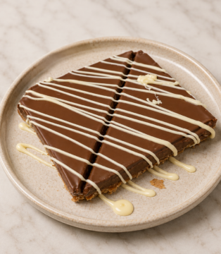 Caramel Shortcake melt with Nutella