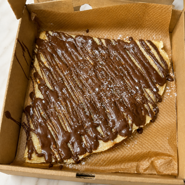Crepe with Nutella Sauce